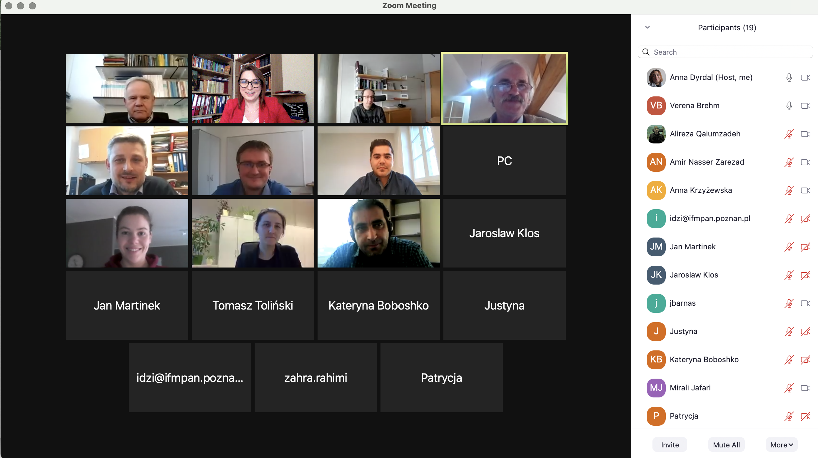 Kick-off meeting screenshot