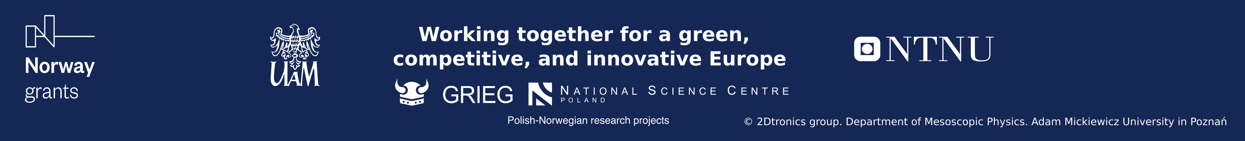 Norway Grants, Adam Mickiewicz University, GRIEG, National Science Centre, NTNU