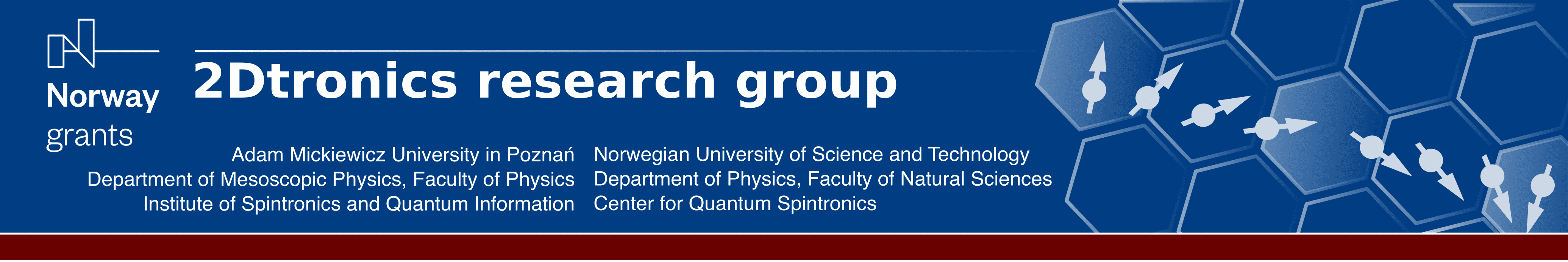 2Dtronics group, Norway grants, UAM, NTNU